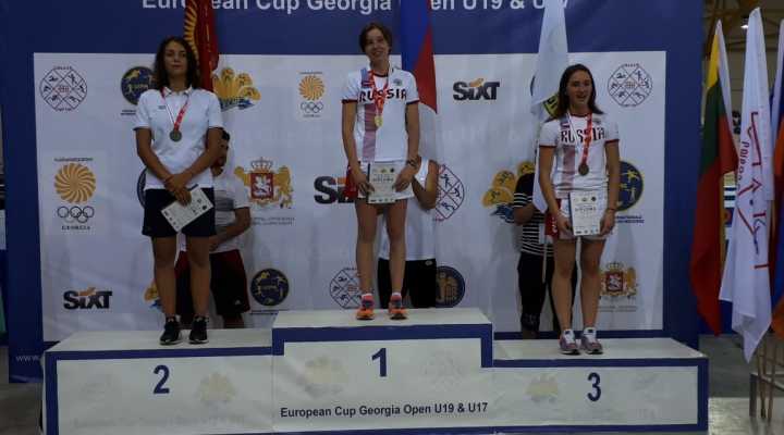 Виктория Новикова и Александр Барбашов выиграли кадетские соревнования в Тбилиси